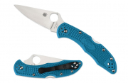 Spyderco C11FPBL Delica 4 Flat Ground FRN Blue