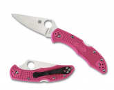 Spyderco C11FPPNS30V Delica S30V Pink Heels