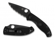 Spyderco Tenacious Lightweight Black Serrated