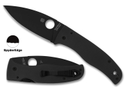 Spyderco C263GSBK Bodacious Black G10 Black Blade