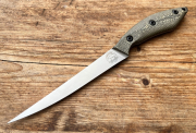 White River Knives Filiermesser 6 inch Maple Black Richlite
