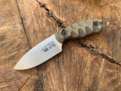 White River Knives GTI 3 Black Olive Micarta Stonewash