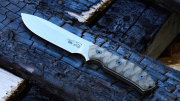 White River Knives GTI 4.5 Black Olive Micarta Stonewash