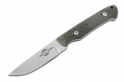 White River Knife / Knives M1 Small Game Canvas Black Olive Micarta