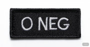 KHS Blutgruppen Patch X|TAC | A POS