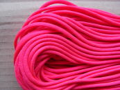 Paracord 550 neon pink Typ lll
