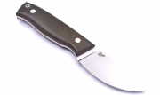 Brisa Skinner 90 Flach Elmax Micarta green bushcraft Jagd Messer