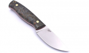 Brisa Skinner 90 Flach Elmax Birke stabilisiert bushcraft jagd messer