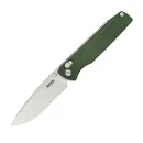 SRM Terrier 258L-MG2, OD Green Micarta – Ansicht 1