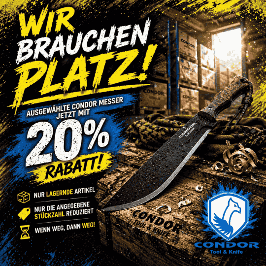 Lagerverkauf Condor 20%